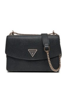 Guess Torebka HWBG93 49210 Czarny. Czarne listonoszki Guess, z aplikacjami, ze skóry, bez dodatków. Za 309,99 zł.