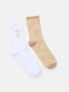 Skarpetki 2 pack Winnie the pooh - wielobarwny. Skarpetki Sinsay, bez wzorów. W wyprzedaży za 6,99 zł.
