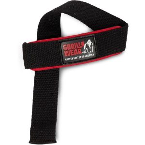 Padded Lifting Straps - Czarny. Czarne paski GORILLA WEAR, bez wzorów, sportowe. Za 98,00 zł.