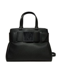 Armani Exchange Torebka XW000285 AF11902 UC001 Czarny. Czarne torebki klasyczne Armani Exchange, bez wzorów, ze skóry, bez dodatków. Za 469,99 zł.