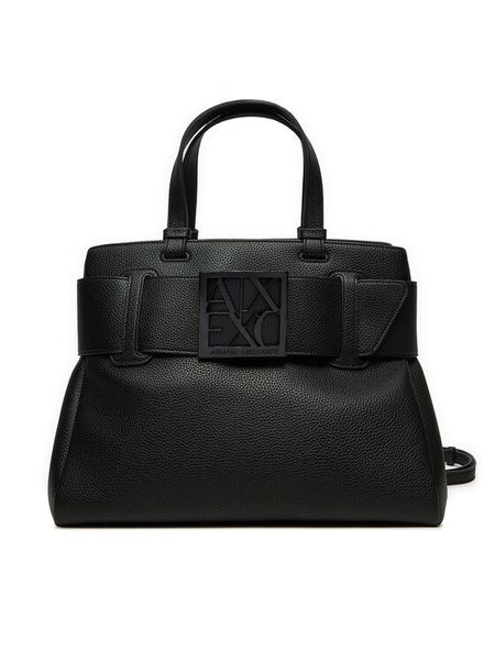 Armani Exchange Torebka XW000285 AF11902 UC001 Czarny. Czarne torebki klasyczne Armani Exchange, bez wzorów, ze skóry, bez dodatków. Za 575,99 zł.