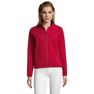 Kurtka Damska Radian Soft Shell. Czerwone kurtki SOL'S, s, bez wzorów, bez kaptura. Za 217,99 zł.