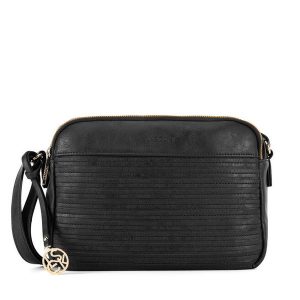 Torebka Lasocki. Czarne listonoszki Lasocki, bez wzorów, bez dodatków. Za 179,99 zł.