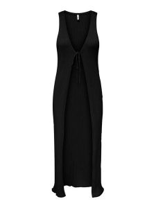 ONLY Kardigan Meddi 15347887 Czarny Regular Fit. Czarne kardigany ONLY, z syntetyku. Za 109,99 zł.
