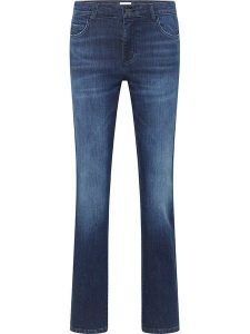 Mustang Dżinsy - Regular fit - w kolorze granatowym rozmiar: W26/L32. Niebieskie jeansy Mustang, z aplikacjami. Za 231,68 zł.