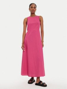 ViCOLO Sukienka letnia TB2904 Różowy Regular Fit. Czerwone kombinezony ViCOLO, na lato, s, bez wzorów, z bawełny, bez kołnierzyka, bez ramiączek. Za 159,99 zł.