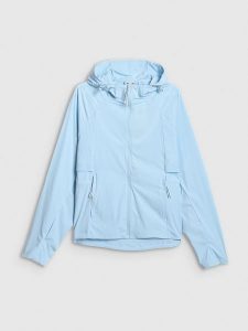 4F Kurtka przejściowa damska - granatowa S. Niebieskie kurtki 4f, s, bez wzorów, z materiału, bez kaptura. Za 299,99 zł.