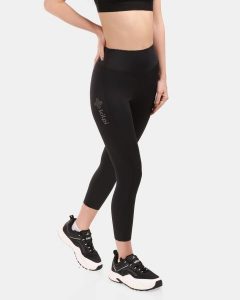 Damska legginsy fitness Kilpi RIVIAN-W. Czarne legginsy Kilpi, bez wzorów, z nylonu. Za 256,81 zł.