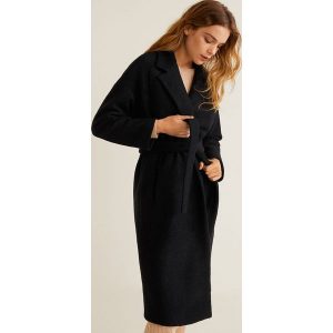 Mango - Płaszcz Robe. Płaszcze marki Mango. W wyprzedaży za 299,90 zł.