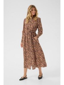 Cream Sukienka w kolorze beżowym rozmiar: 42. Brązowe sukienki Cream, na co dzień, bez wzorów, z tkaniny, bez kołnierzyka, bez ramiączek, maxi, proste. Za 248,27 zł.