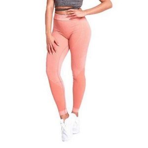 Legginsy Damskie Dwutonalny. Brązowe legginsy Gym Hero, bez wzorów. Za 185,99 zł.