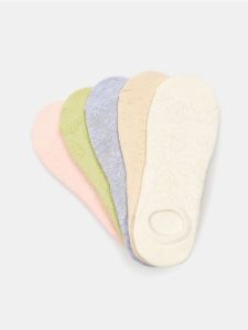 Bawełniane skarpetki 5 pack - wielobarwny. Skarpetki Sinsay, bez wzorów, z bawełny. Za 12,99 zł.