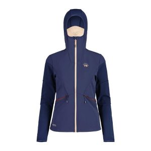Kurtka softshell damska Maloja W'S GeraniumM. Niebieskie kurtki Maloja, m, bez wzorów, z softshellu, bez kaptura. Za 459,99 zł.