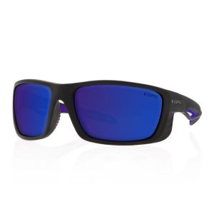 Okulary przeciwsłoneczne SPORT EVEREST Matt Black Blue/ BlueREVO + ETUI. Czarne okulary przeciwsłoneczne OPC. Za 179,99 zł.