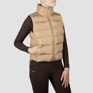 Horka Bodywarmer Daphne - Mokka. Brązowe kurtki HORKA, bez wzorów, z puchu, bez kaptura. Za 359,00 zł.
