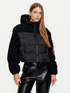 Alpha Industries Kurtka zimowa 138001 Czarny Regular Fit. Czarne kurtki Alpha Industries, na zimę, l, bez wzorów, z syntetyku, bez kaptura. Za 459,99 zł.