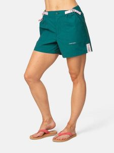 KARI TRAA Szorty funkcyjne "Ane" w kolorze ciemnozielonym rozmiar: XS. Zielone spodenki sportowe Kari Traa, xs, bez wzorów, outdoorowe. Za 234,95 zł.