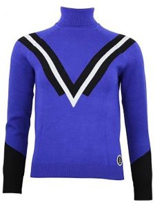 Peak Mountain Golf w kolorze niebiesko-czarnym rozmiar: L. Czarne golfy Peak Mountain, z aplikacjami. Za 217,99 zł.