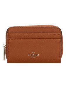 Charm Portfel "Birmingham" w kolorze jasnobrązowym - 12,5 x 8,5 x 2,5 cm rozmiar: onesize. Brązowe portfele Charm, bez wzorów, z materiału. Za 66,16 zł.