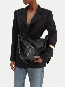 Badura Torebka CEO-ODI-LDA8618 Czarny. Czarne torebki klasyczne Badura, bez wzorów, z materiału, bez dodatków. Za 229,99 zł.