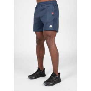 Tennessee Track Szorty - Granatowy. Niebieskie szorty GORILLA WEAR, bez wzorów. Za 209,00 zł.