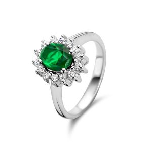 Parte Di Me Pierścionek Parte Di Me Mia Colore Verdi - srebro Pierścionki 1 ct Damski. Pierścionki Parte Di Me, z cyrkonią, srebrne. Za 185,99 zł.