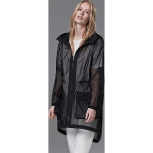 Parka z czarnej organzy - Czarny. Czarne kurtki marki Reserved, l. W wyprzedaży za 119,99 zł.
