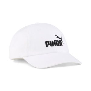 Młodzieżowa czapka z daszkiem z logo No. 1 ESS PUMA White. Biała czapki Puma, bez wzorów, klasyczne. Za 45,99 zł.