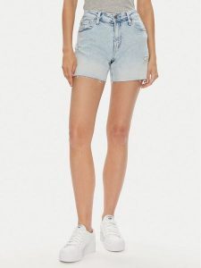 Gap Szorty jeansowe 404673-00 Niebieski Regular Fit. Niebieskie szorty GAP, bez wzorów, z bawełny. Za 249,99 zł.