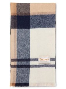 Barbour Szalik Kobiety Wełna jagnięca beżowy|niebieski|czerwony, 48. Brązowe szaliki Barbour, bez wzorów, z tkaniny. Za 399,95 zł.