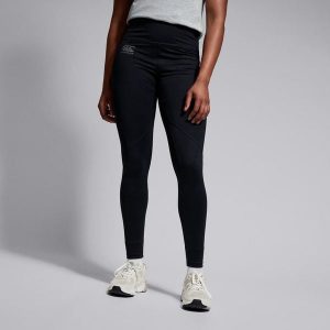 Legginsy VapoDri z kieszeniami dla kobiet Canterbury. Czarne legginsy CANTERBURY, bez wzorów. Za 378,00 zł.