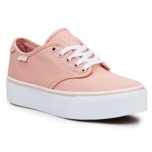 Buty Vans Camden Platform VN0A3TL8VV81 różowe. Czerwone trampki bez wzorów, z materiału, przed kostkę, bez zapięcia. Za 331,10 zł.