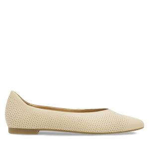 Baleriny Lasocki. Brązowe balerinki Lasocki, bez wzorów, bez obcasa, bez zapięcia. Za 159,99 zł.