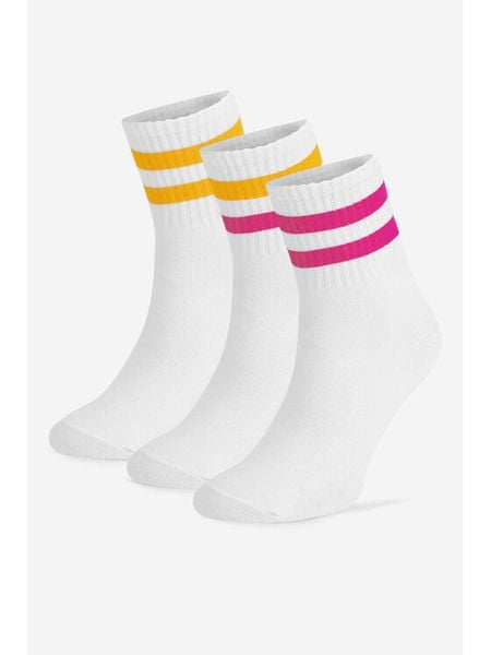 Sprandi Skarpety krótkie 0UB-003-AW24 (3-PACK) Żółty. Żółte skarpetki Sprandi, bez wzorów, z bawełny. Za 24,99 zł.