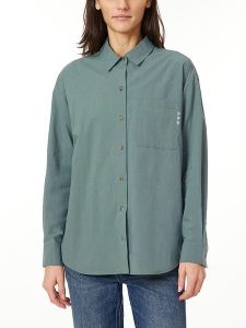 Scotch & Soda Koszula w kolorze zielonym rozmiar: S. Zielone koszule Scotch & Soda, s, bez wzorów, z bawełny, bez kołnierzyka, bez ramiączek. Za 149,31 zł.