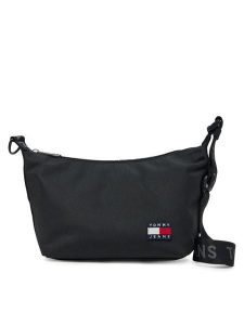 Tommy Jeans Torebka Tjw Ess Daily Shoulder Bag AW0AW17287 Czarny. Czarne torebki klasyczne Tommy Jeans, bez wzorów, z jeansu, bez dodatków. Za 179,99 zł.