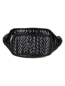 Guess Saszetka w kolorze czarnym - 45 x 17 x 11 cm rozmiar: onesize. Czarne nerki i saszetki Guess, z aplikacjami, z materiału. Za 380,45 zł.