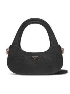Guess Torebka HWEZG9 52301 Czarny. Czarne torebki klasyczne Guess, z aplikacjami, ze skóry, bez dodatków. Za 319,99 zł.