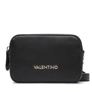 Torebka Valentino. Czarne listonoszki Valentino, bez wzorów, bez dodatków. Za 389,99 zł.