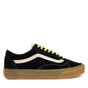 Tenisówki Vans. Czarne trampki Vans, bez wzorów, bez zapięcia. Za 369,99 zł.