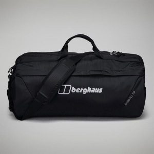 Torba podróżna Berghaus Carry All Mule 50 Au. Czarne torby podróżne i sportowe Berghaus, bez wzorów, z materiału, na ramię. Za 296,99 zł.