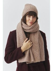 TATUUM Czapka "Topika" w kolorze szarobrązowym rozmiar: onesize. Brązowe czapki Tatuum, bez wzorów, z materiału. Za 126,75 zł.