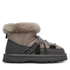 Śniegowce EMU Australia. Brązowe buty zimowe EMU Australia, bez obcasa, bez zapięcia. Za 774,99 zł.