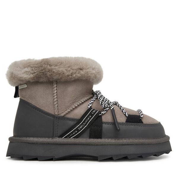 Śniegowce EMU Australia. Brązowe buty zimowe EMU Australia, bez obcasa, bez zapięcia. Za 774,99 zł.