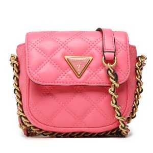 Torebka Guess. Czarne listonoszki Guess, z aplikacjami, bez dodatków. Za 479,99 zł.
