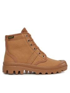 Palladium Trapery Pallabrousse 90069-255-M Brązowy. Brązowe buty zimowe Palladium, z materiału, bez obcasa, bez zapięcia. Za 519,99 zł.