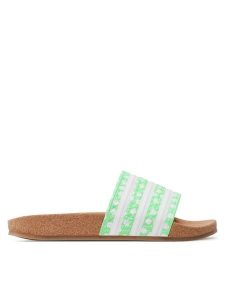 Adidas Klapki adilette w GX9484 Zielony. Zielone kalosze ADIDAS, bez wzorów, z tworzywa sztucznego. Za 169,99 zł.