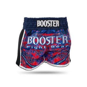 Szorty do boksu tajskiego Booster Fight Gear TBT Alien. Czerwone szorty BOOSTER FIGHT GEAR, bez wzorów, sportowe. Za 253,00 zł.