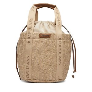 Torebka JOOP! Jeans. Brązowe torebki klasyczne Joop! Jeans, bez wzorów, z jeansu, bez dodatków. Za 609,99 zł.