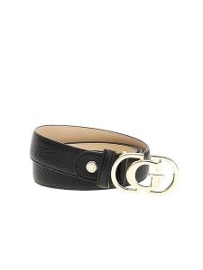 Guess Pasek w kolorze czarnym rozmiar: 90. Czarne paski Guess, z aplikacjami, z materiału. Za 228,92 zł.